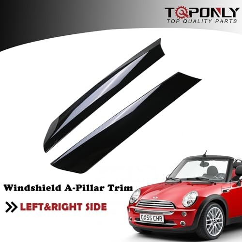 Windshield A Pillar Trim Molding () | Compatible with Mini Cooper R50 1 Pair