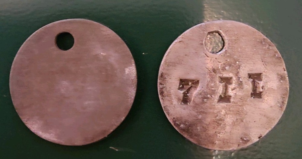 Grimethorpe Colliery Pit Check Token Tally x2