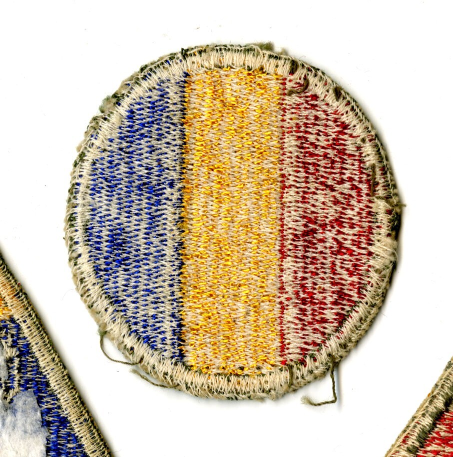 Replacement and Schools Command WWII Original White Back Patch