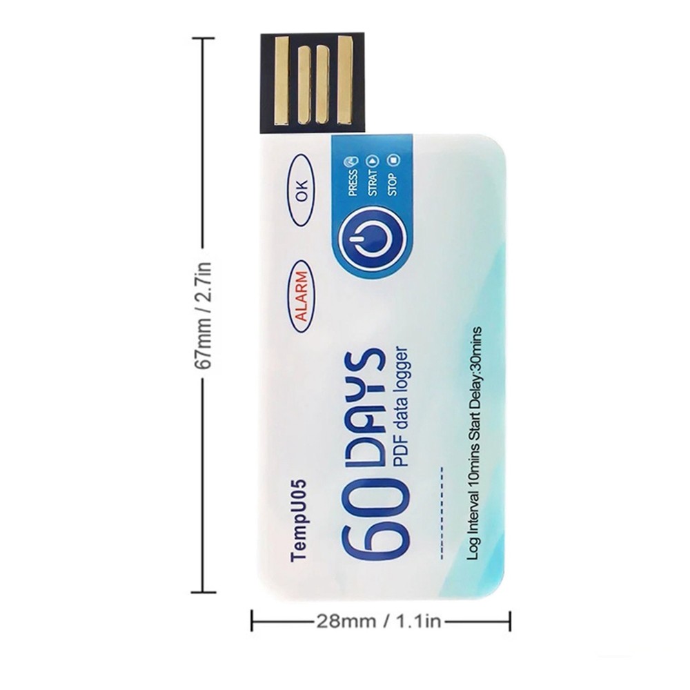 Temperature Analyzer TempU05 Temperature Data Logger PDF USB S9T29252