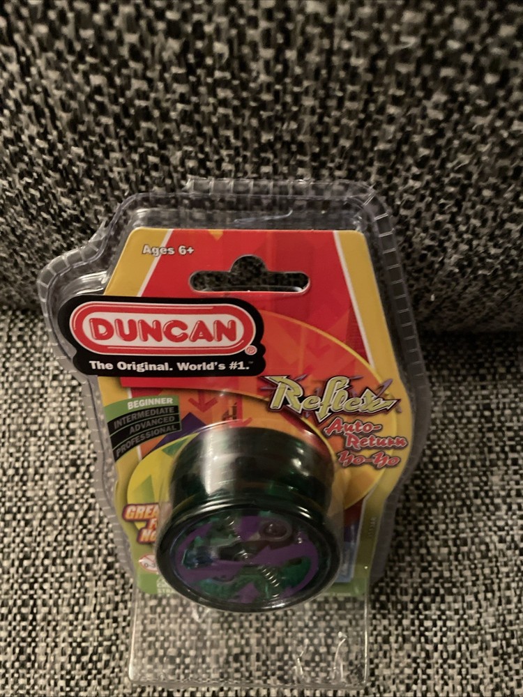 Duncan Toys Reflex Auto Return Yo-Yo, Beginner String Trick Yo-Yo, Green