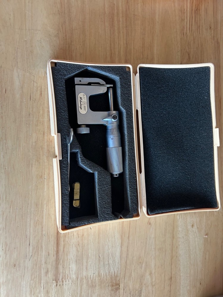 Mitutoyo 117-107 Interchangeable Anvil Micrometer
