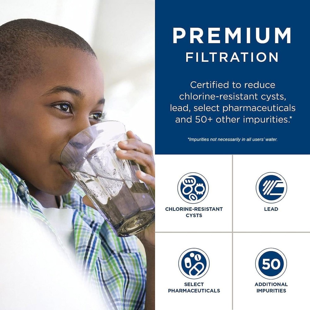 For GE RPWFE Filter Replacement Refrigerator Water Without Chip Material Plastic