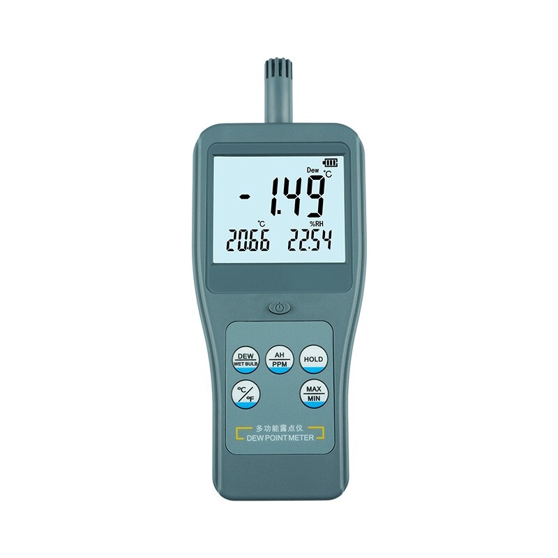 Digital Dewpoint Meter with 4 Test Parameter Ambient Temperature Resolution 0.01