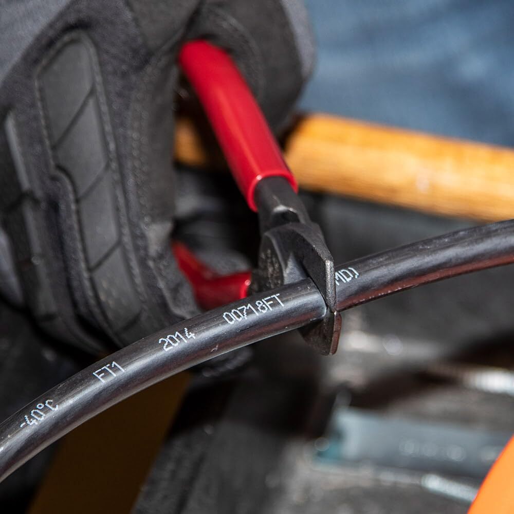 Compact High Leverage Cable Cutter Cuts 10 AWG Aluminum Copper MC Cable