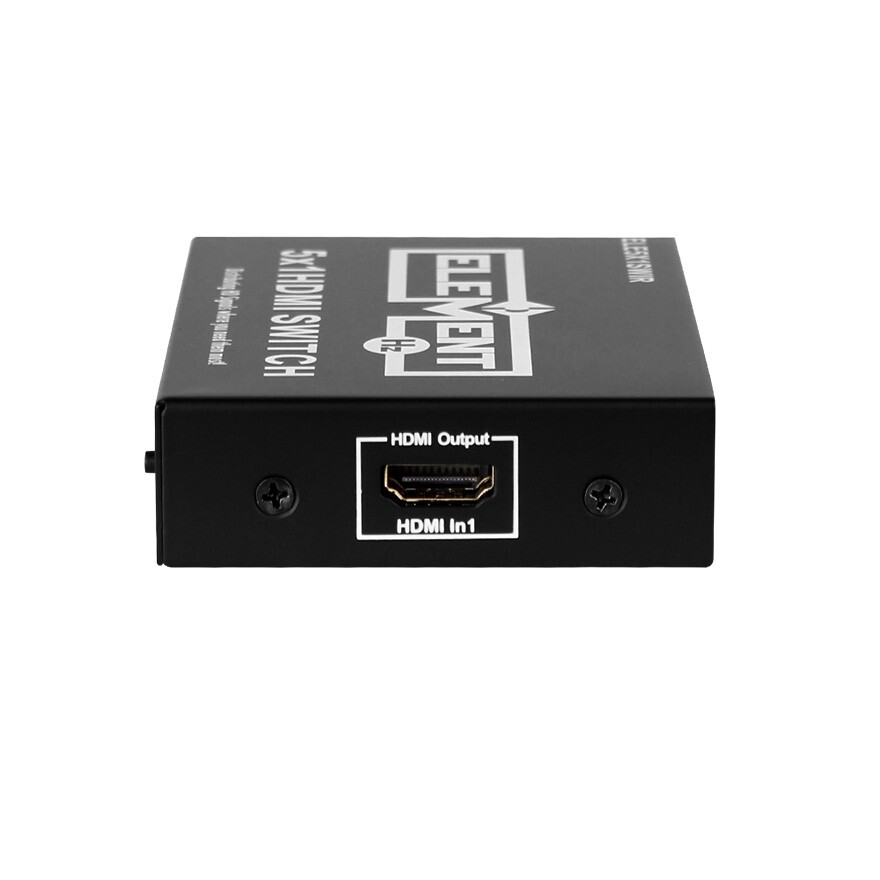 Element-Hz 5in / 1out HDMI Switcher with IR Capability **Used Item*