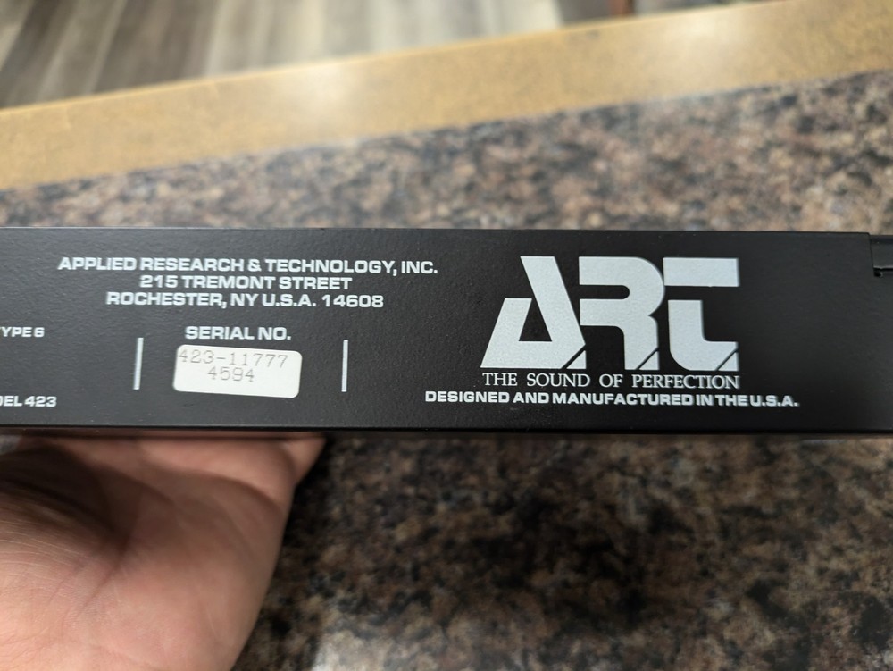 ART FXR Model 423 Stereo Digital Multiple Effects Processor 2-Channel FX U257696