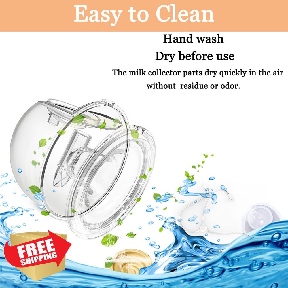 Wearable Milk Collection Cups 24mm 2 Pcs Compatible