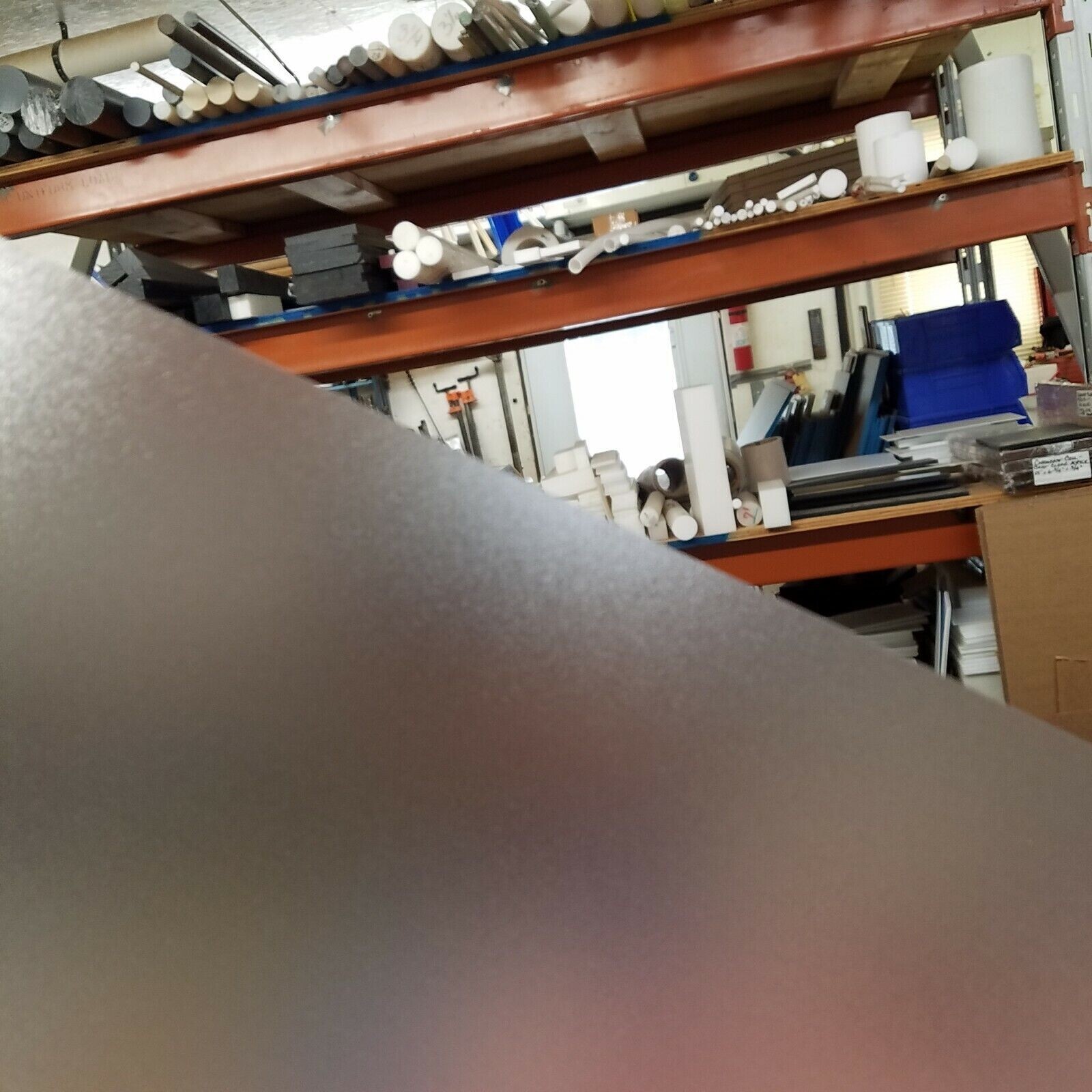 .018" x 8-7/8" x 27" CLEAR FROSTED TEXTURED LIGHT DIFFUSING PLASTIC SHEETS, NEW