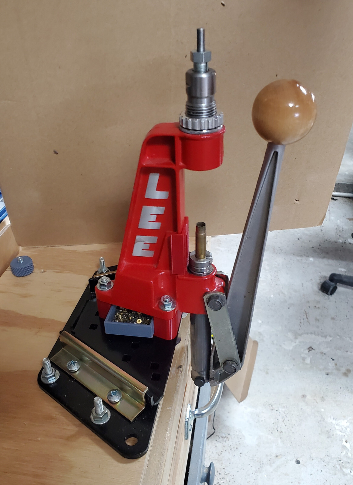 Lee Single Stage Press Reloader Primer Catcher and NEW Spent Primer Bridge combo