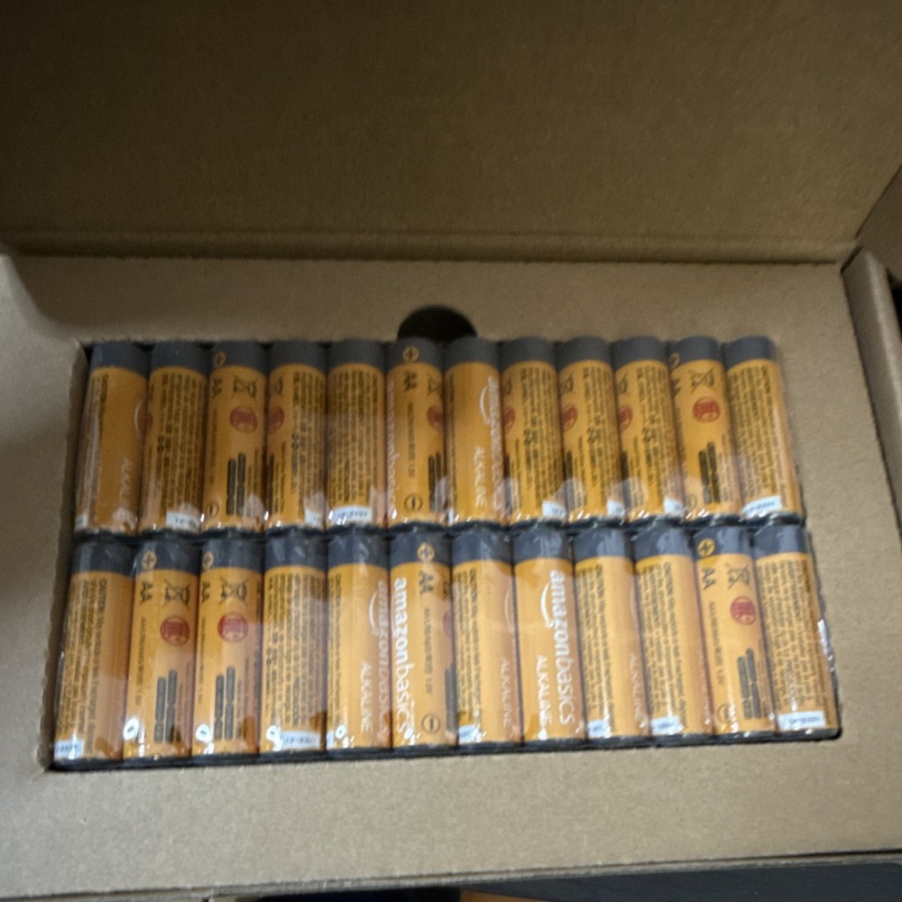 AmazonBasics AA High-Performance Alkaline Batteries 48-Pack Exp. 2031-12