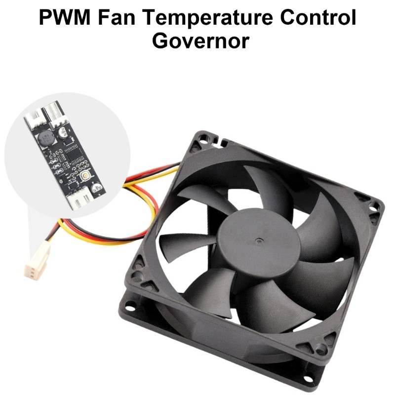 Adjustable 12VDC PWM Fan Temperature Controller for Computer Case