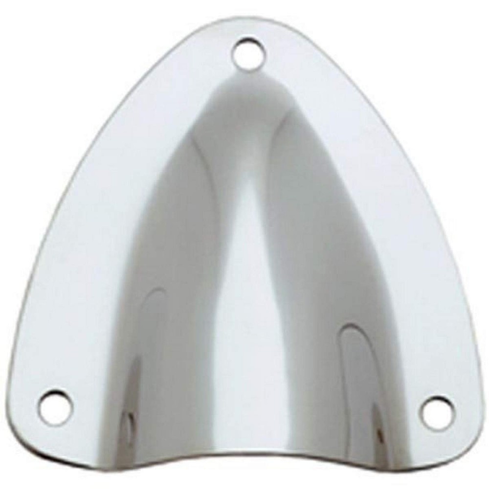 Stainless Steel Clamshell Vent, black