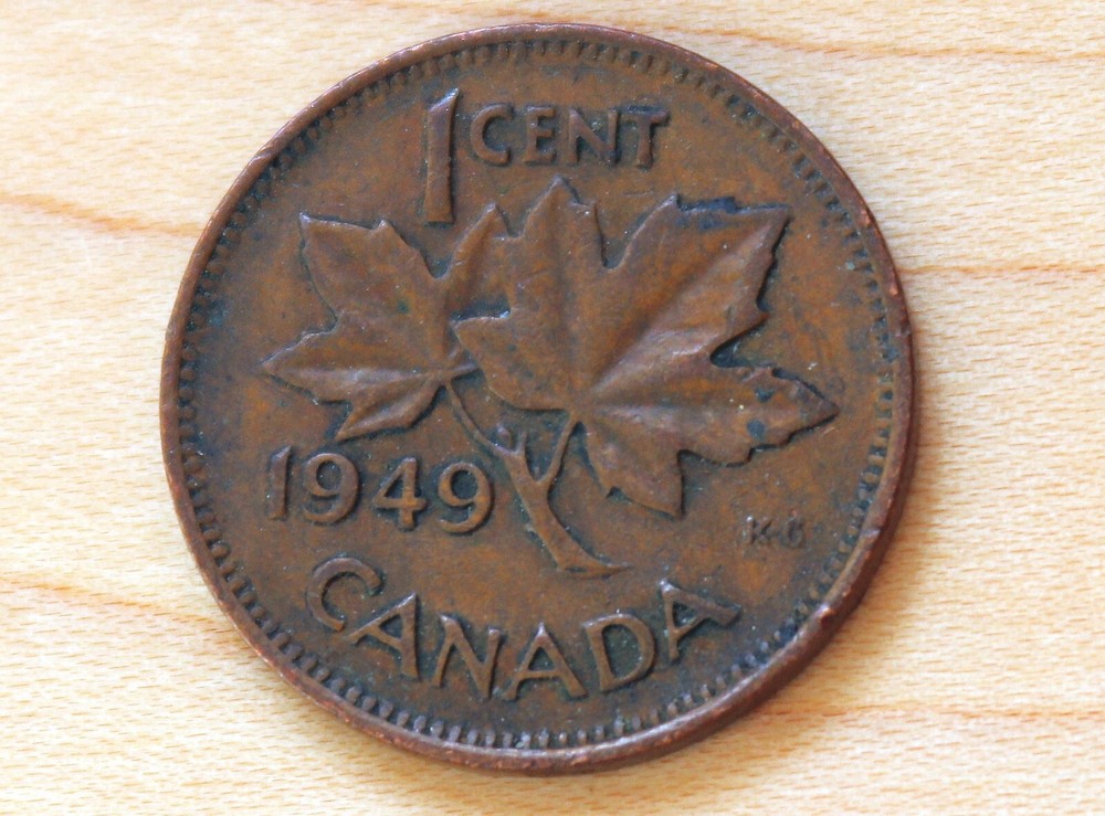 1949 Canada 1 Cent George VI