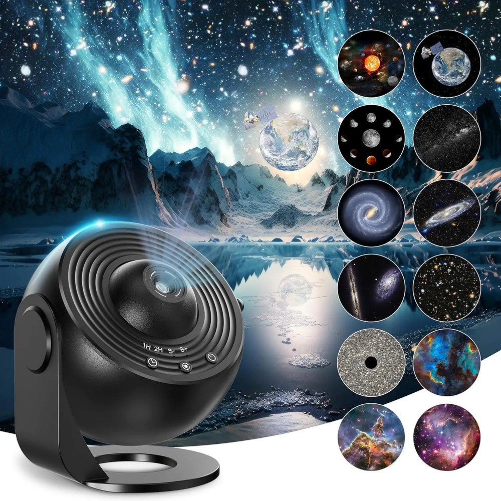 Projector for Bedroom, HD Image Star Projector, Adjustable Galaxy Light Knob