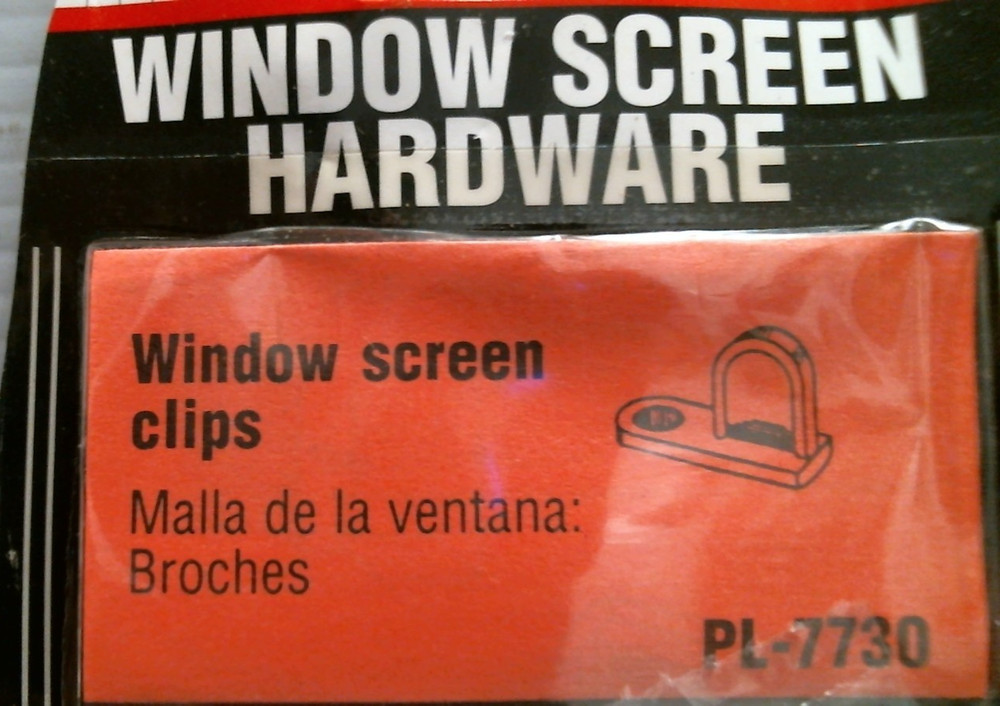 Prime-Line Window Screen Clips (PL-7730) FS