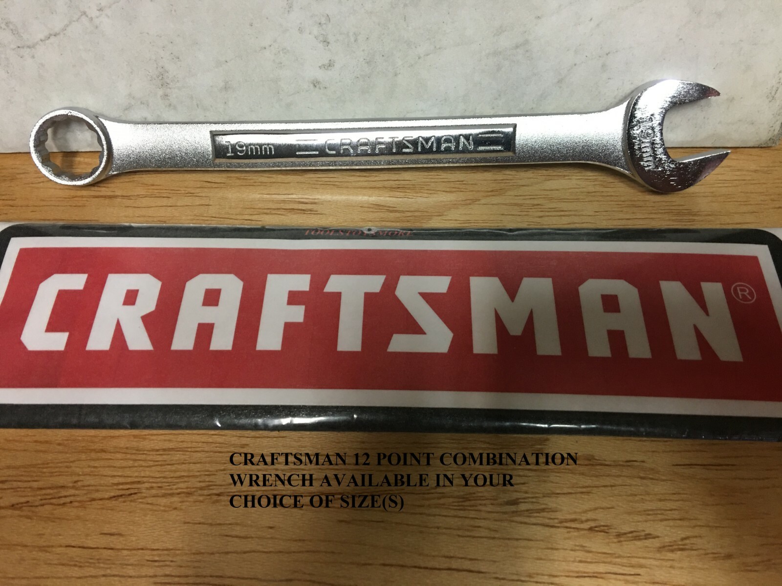 CRAFTSMAN COMBINATION WRENCH  SAE OR METRIC 12 PT~ CHOICE OF SIZE ~ FREE SHIP