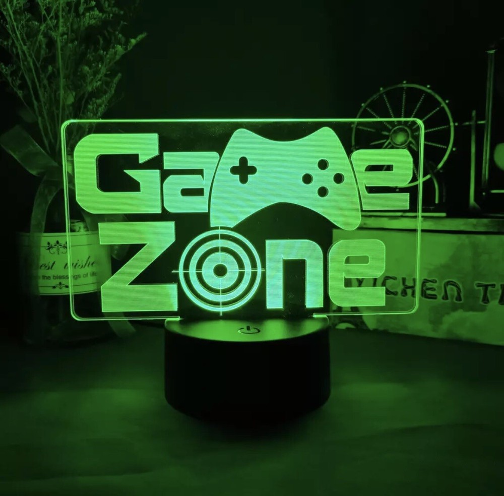 3D Illusion Gaming Night Lamps￼