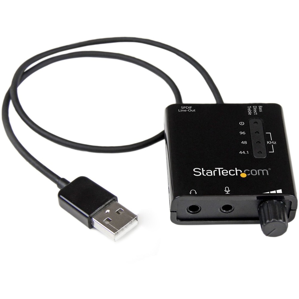 StarTech ICUSBAUDIO2D USB Stereo Audio Adapter Sound Card