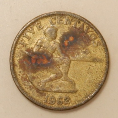 1962 Philippines 5 Centavos Coin