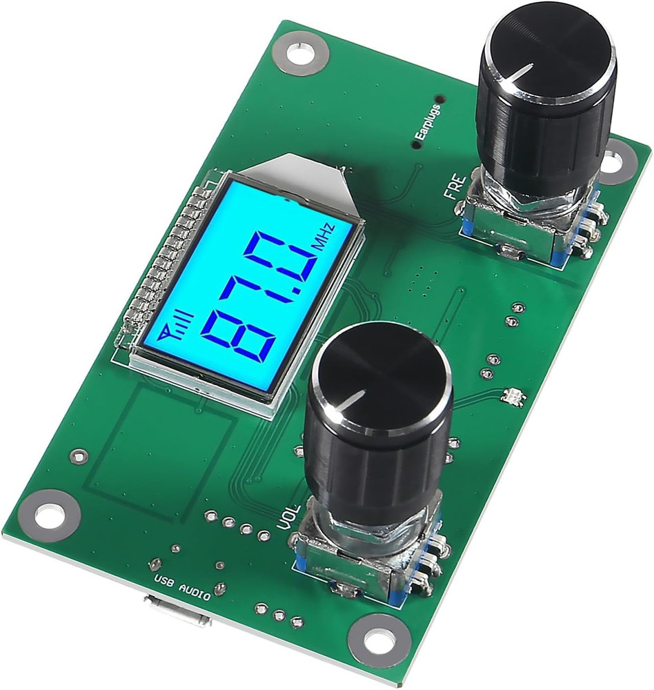 2 Pieces Digital FM Receiver Module Radio Receiver Module Digital Stereo Boar...