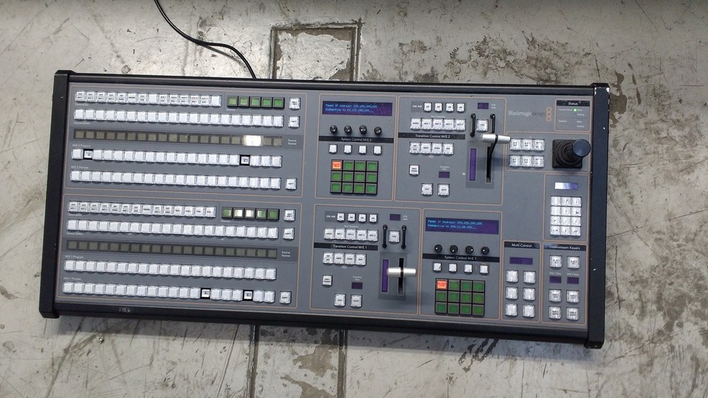Blackmagic Design ATEM 2 M/E Broadcast Panel – Powers On – No Further Testing