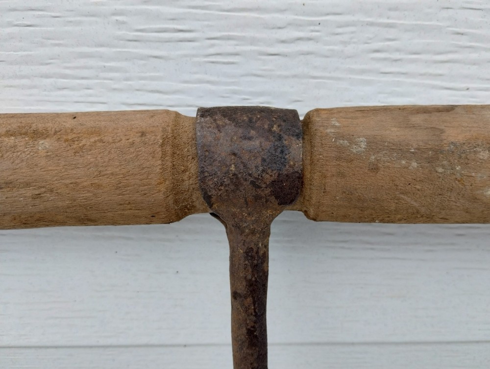 VINTAGE COAL MINING TNT / DYNAMITE DRILL BIT HAND POWERED, 52" LONG