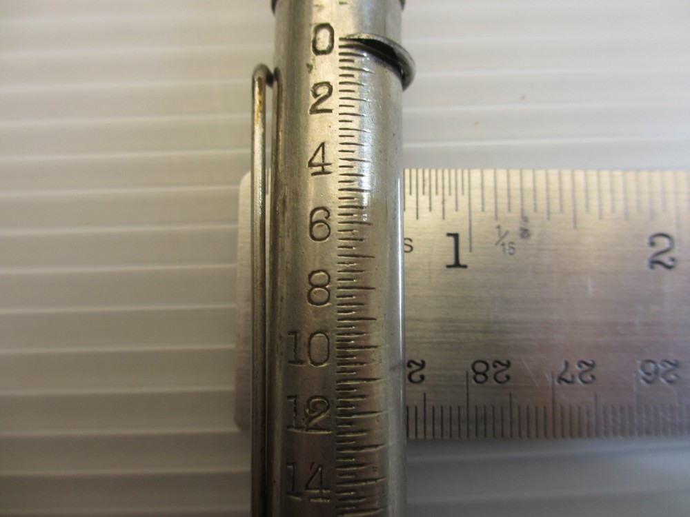 Pelouze Mfg. Chicago 20 Pound Hanging Scale Chrome Sharp Hook