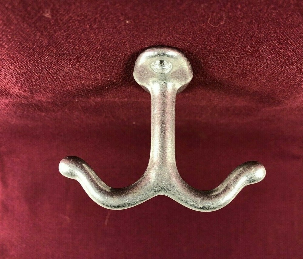 Vintage Single Undermount Coat Hook School Locker Hooks Gym