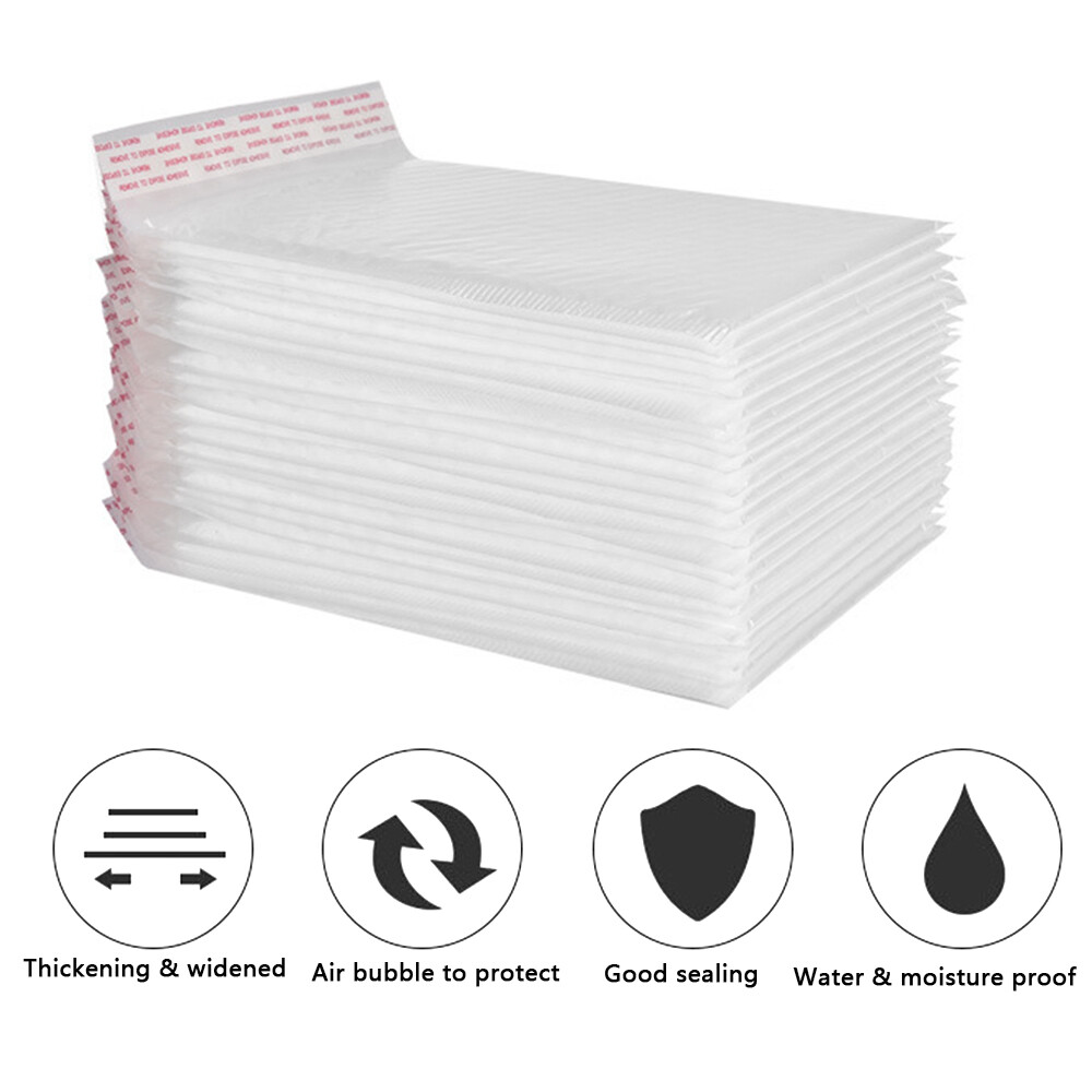 25/50PCs Poly Bubble Mailers Bubble Lined Wrap Polymailer Bags for Shipping