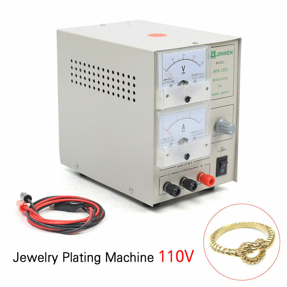 Plating Machine Gold Silver Electroplating kit Plater Jewelry Processing Tool