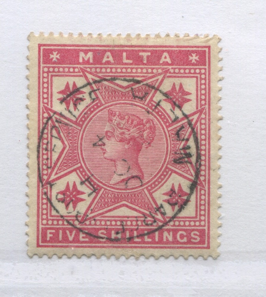Malta QV 1886 5/ used