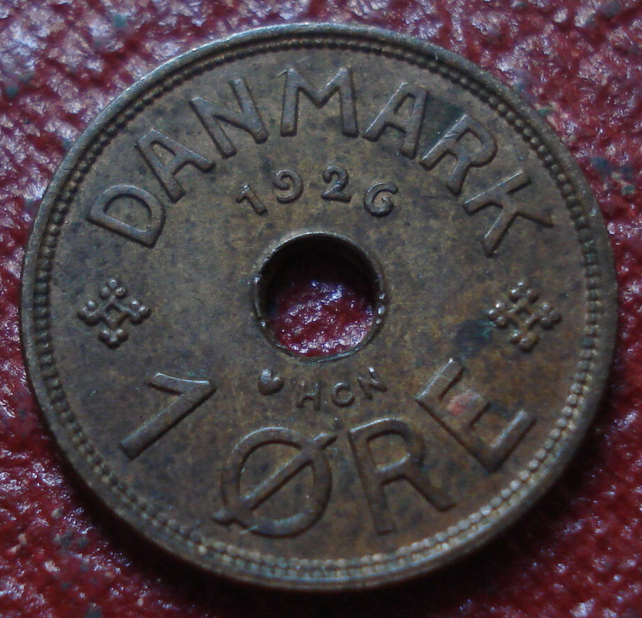 1926 DENMARK 1 ORE IN EF CONDITION