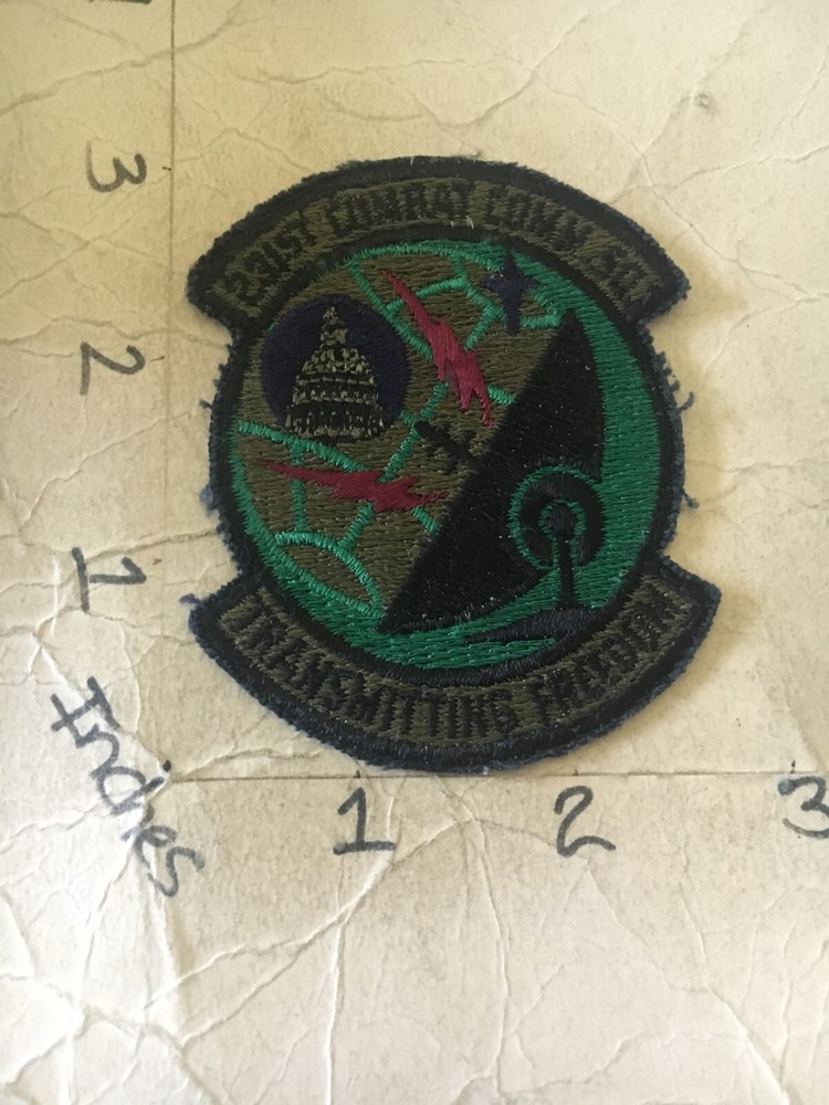 USAF 231st Combat Communications Squadron subdued patch 6/3/25
