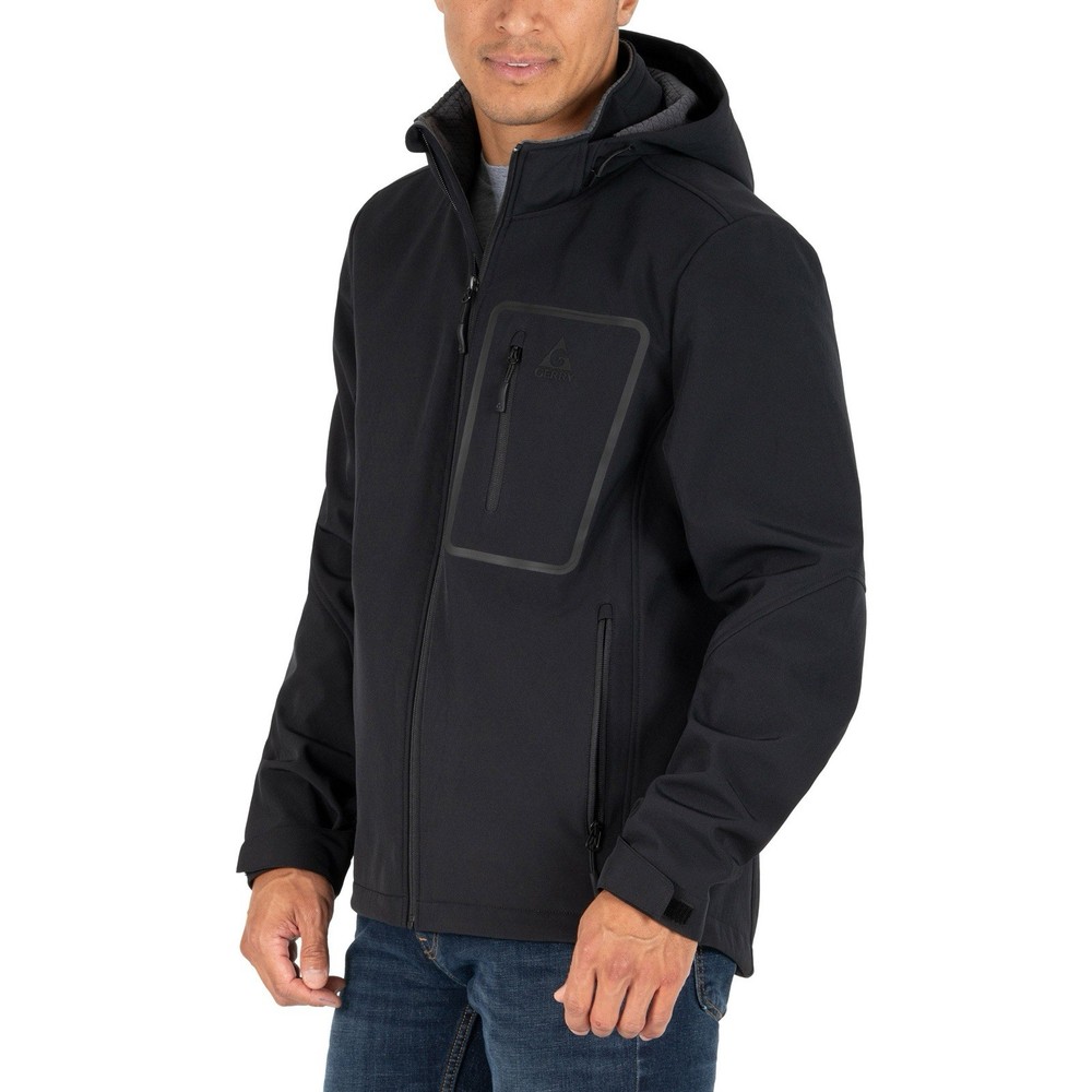Gerry Men’s Softshell Jacket Black Medium