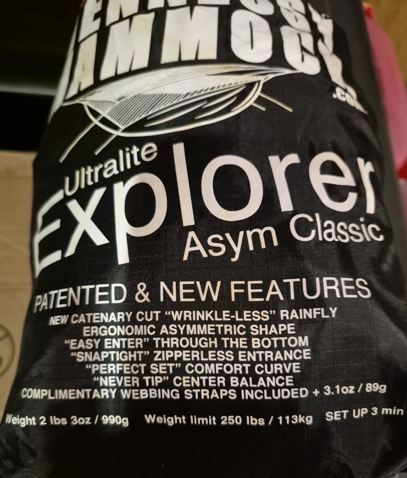 Hennessy Hammock Ultralite Explorer Asum Classic Tent