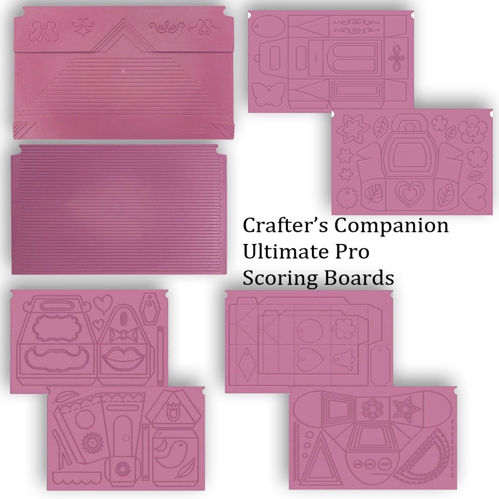 Crafters Companion Ultimate Pro Various Score Boards Envelope Boxes