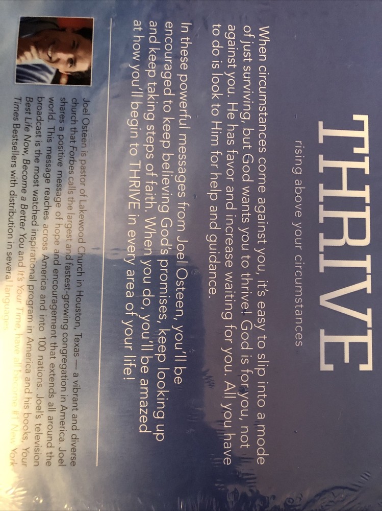 Thrive By Joel Osteen CD
