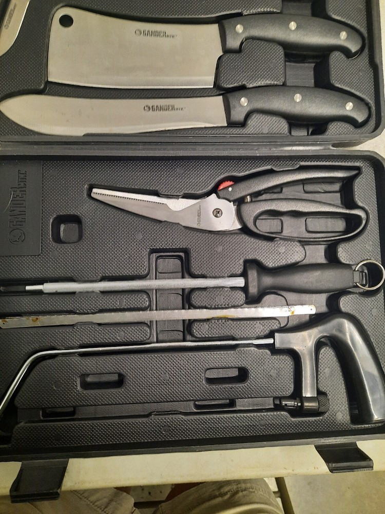 Gander Mountain 8 Piece Game Processing Set.