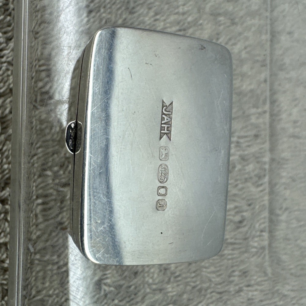 Solid Silver 'The First Tooth' Pill Box, London 2008