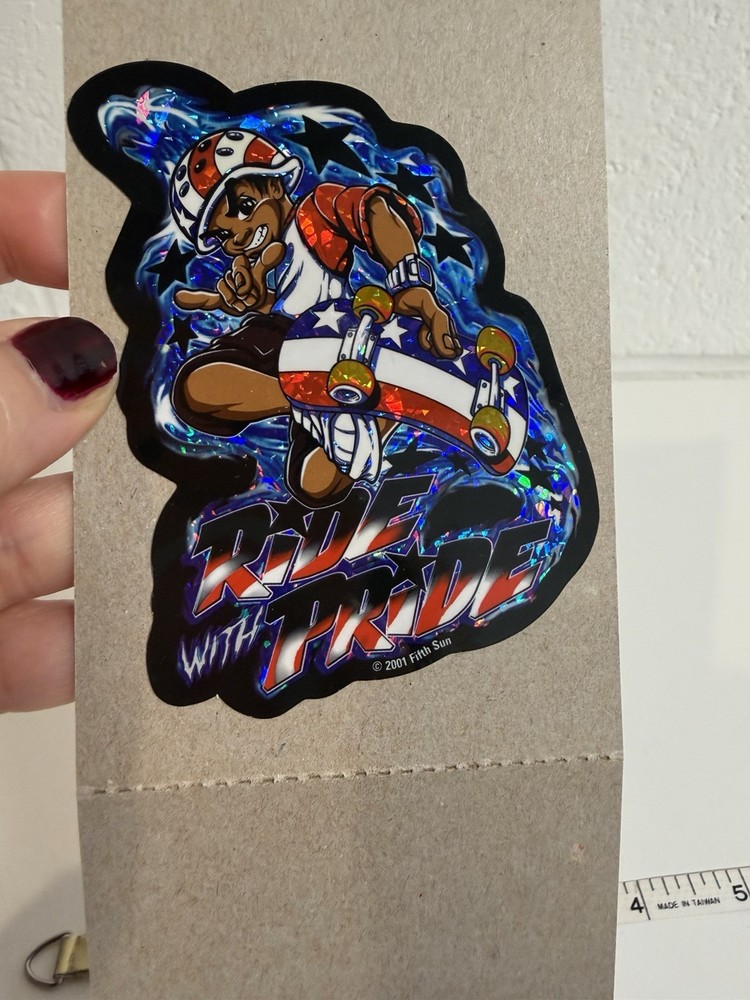 Vintage Y2K Vending Machine Sticker 2001