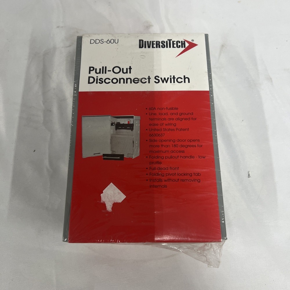 DIVERSITECH DDS-60U PULL-OUT DISCONNECT SWITCH