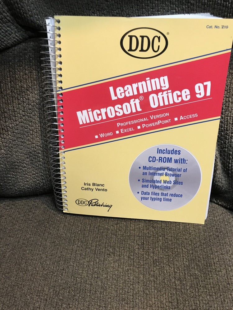 DDC LEARNING MICROSOFT OFFICE 97 - Manual & CD