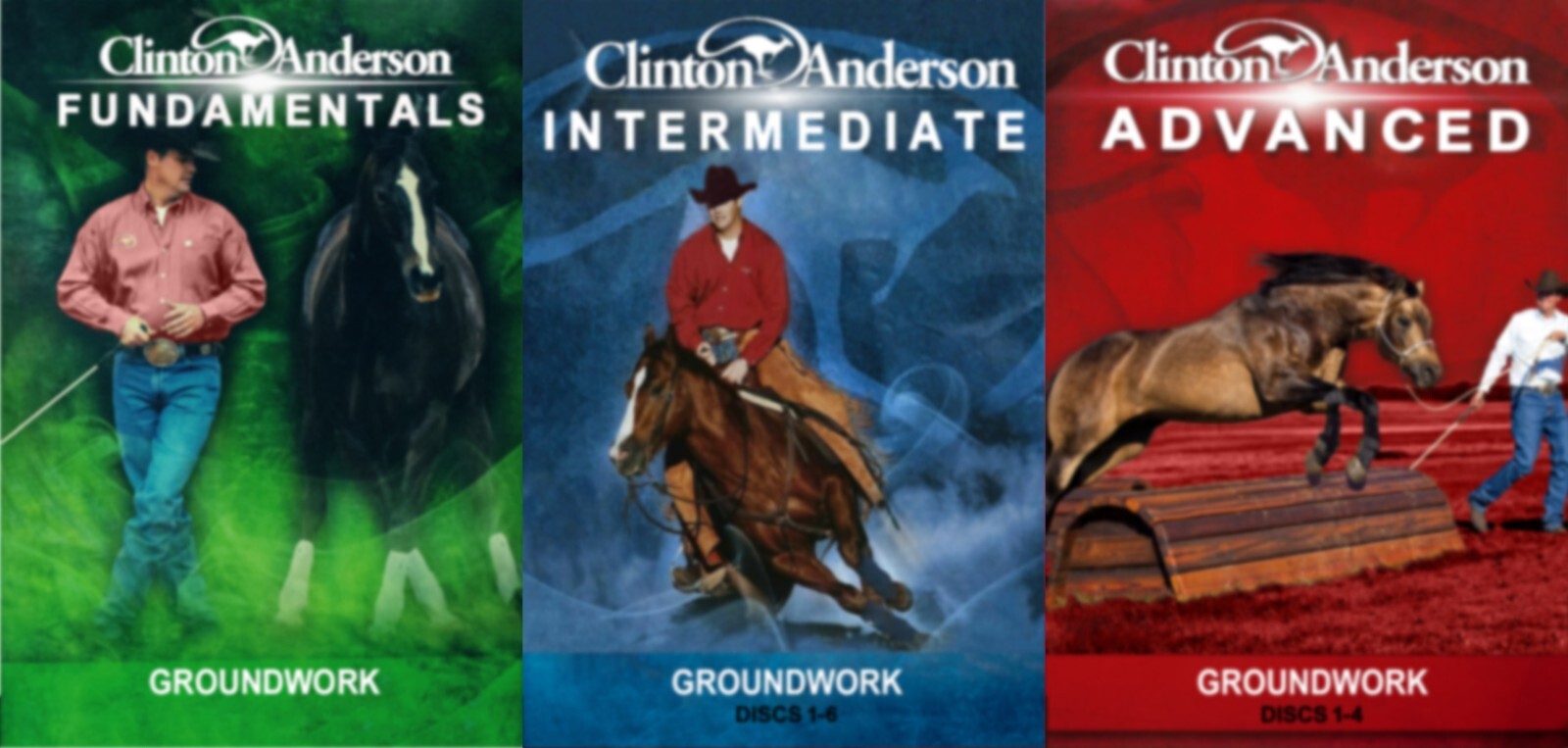 Clinton Anderson Fundamentals Intermediate Advanced Horse Riding complete set
