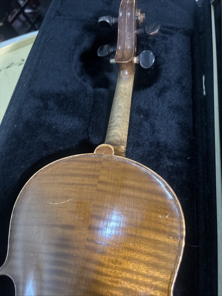 Violin With Case Needs Work Like Bridge And Strings But Excellent Find NorCracks