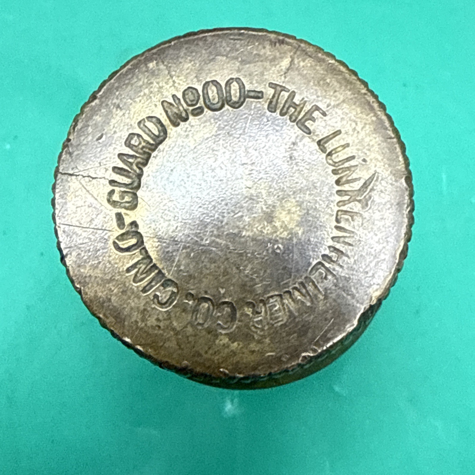 Vintage Lunkenheimer 1/4” Brass Grease Cup Oiler Gits No.00 Hit Miss Engine