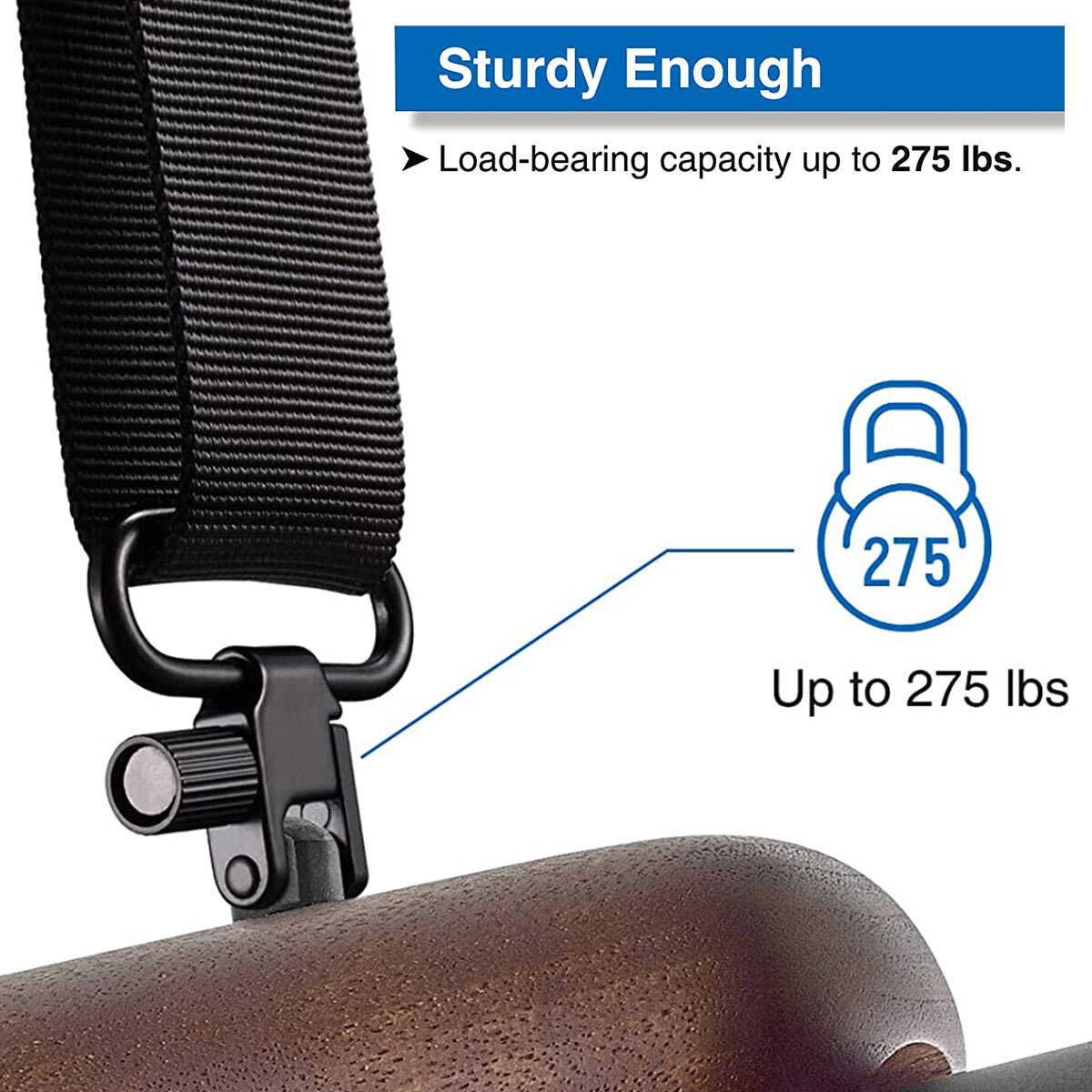 2/4PCS Rifle Gun Sling Swivels Quick Detach Heavy Duty Steel Swivel Set 1"/1.25"