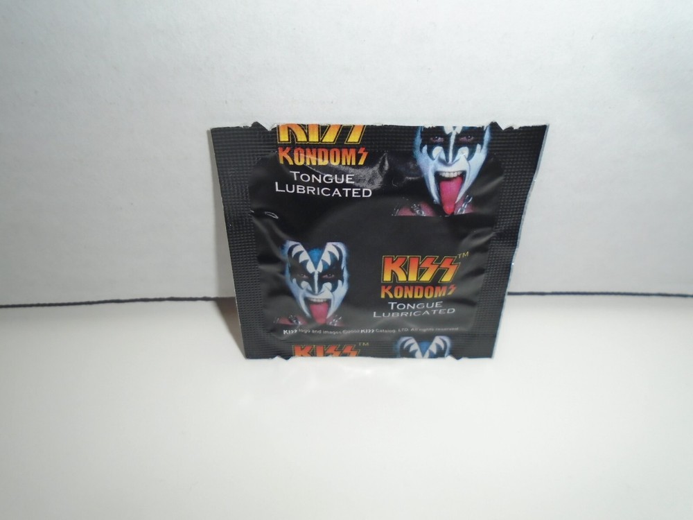 KISS GENE SIMMONS SEALED SINGLE CONDOM PACKAGE - THE DEMON