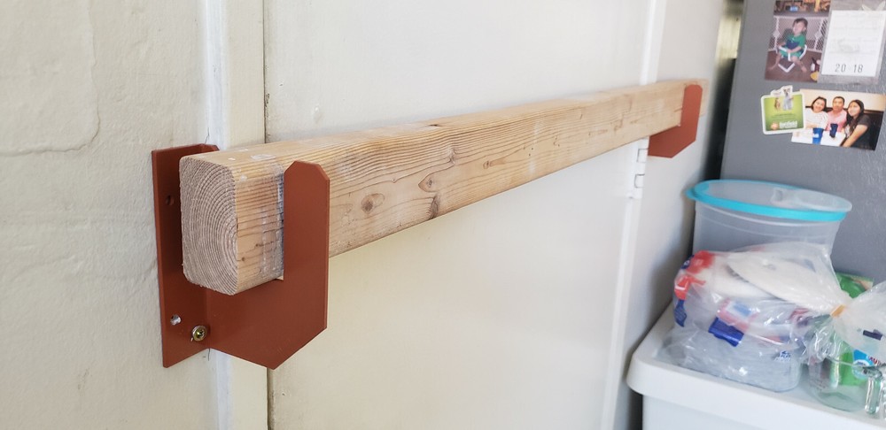 Door Security Brackets Fits (2x3) or 2x4 Board