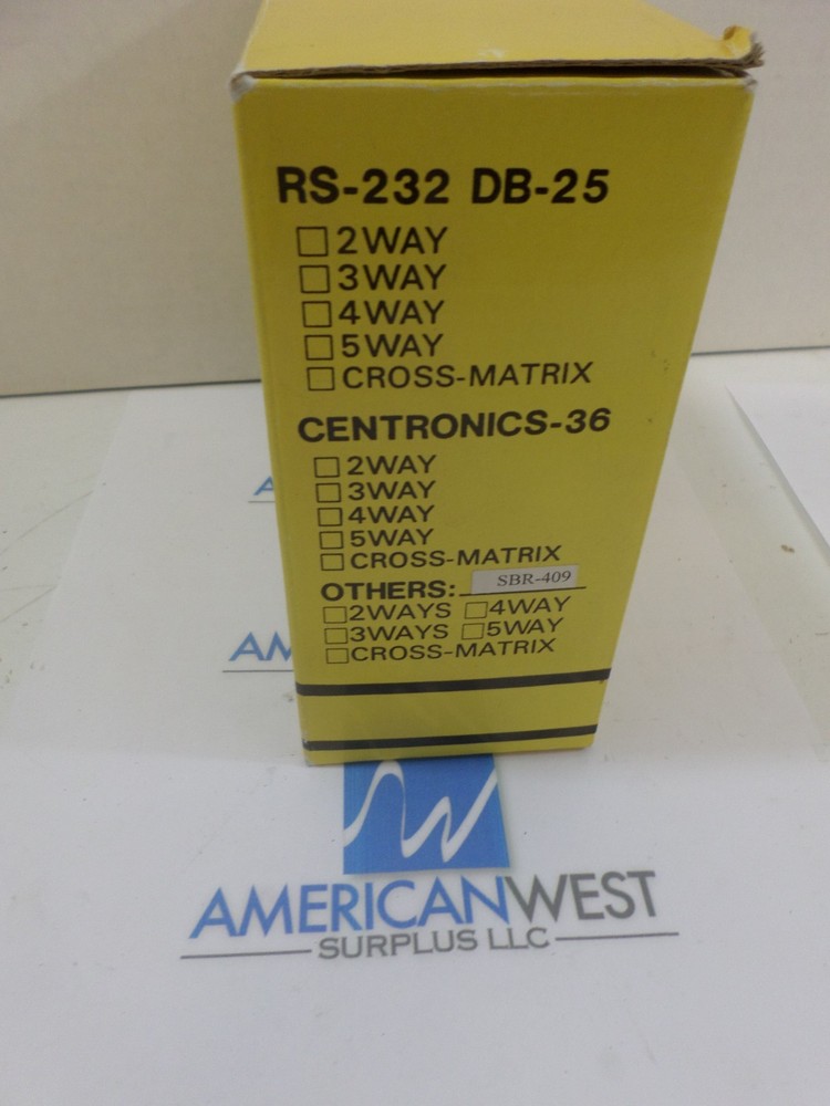 New surplus SBR409 Data selector 4 position old stock